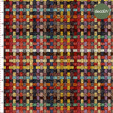 Digitally Printed Fabric with Embroidery Effect and Woven Effect and Stripes Pattern